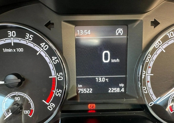 Skoda Octavia cena 52900 przebieg: 75522, rok produkcji 2019 z Krynica Morska małe 254